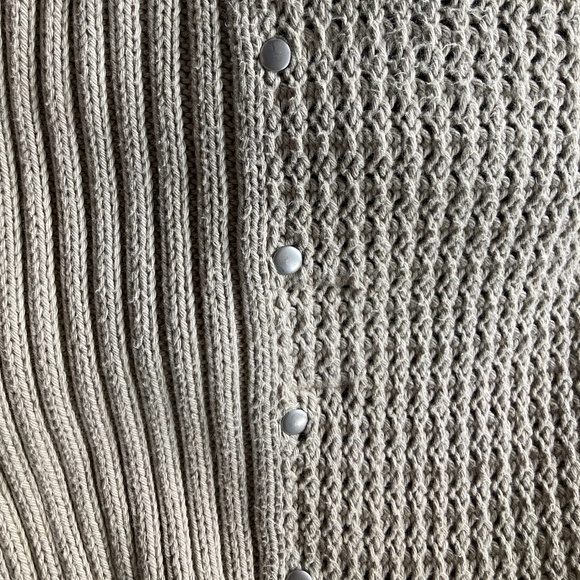 Pure Handknit drape effect cardigan with stud detail - Picture 6 of 11